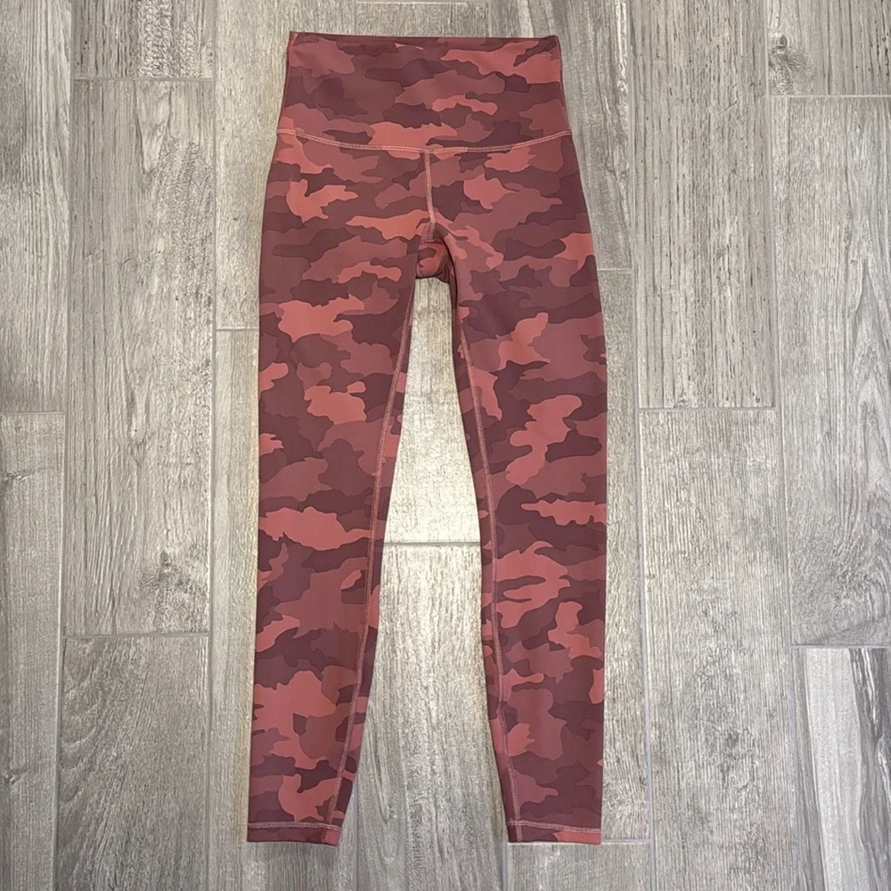 Lululemon Wunder Train HR camo leggings